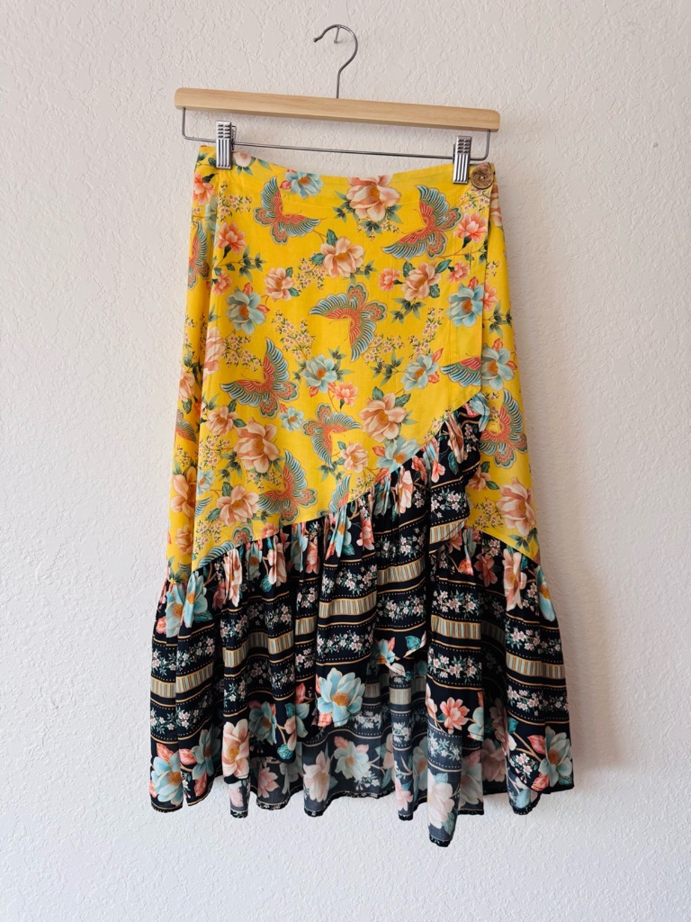 Farm Rio Tiered Wrap Skirt